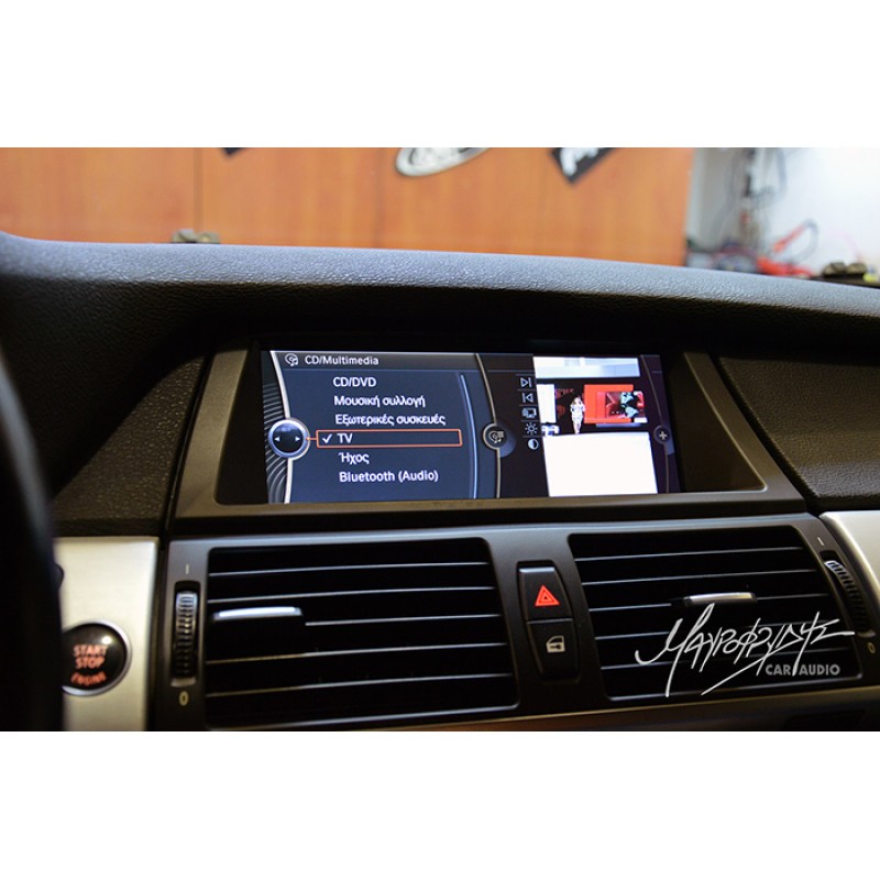 BMW X6 Hearest Monitors Video in Motion