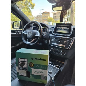 Mercedes GLE τοποθετηση συναγερμου Pandora Smart