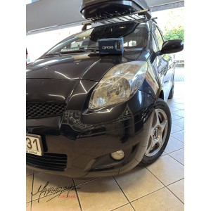 Toyta Yaris Τοποθέτηση συστήματος ασφαλείας της CLIFFORD