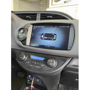 Toyota Yaris Hybrid Τοποθέτηση Android Multimedia OEM