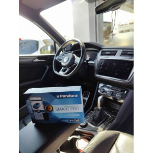 VW Tiguan RLine Τοποθετηση συναγερμου Pandora Smart Pro